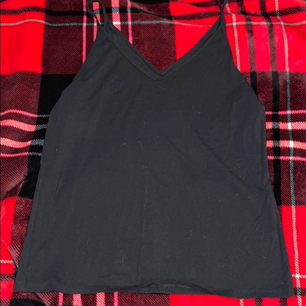 Black tank top